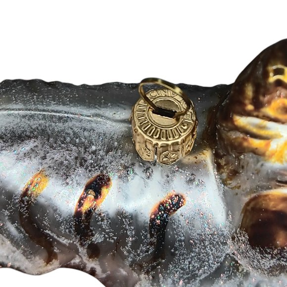 Impuls Yorshire Terrier Christmas Ornament Blown Glass Handpainted - Picture 7 of 12